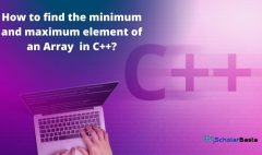 How to find the minimum and maximum element of an Array using STL in C++?